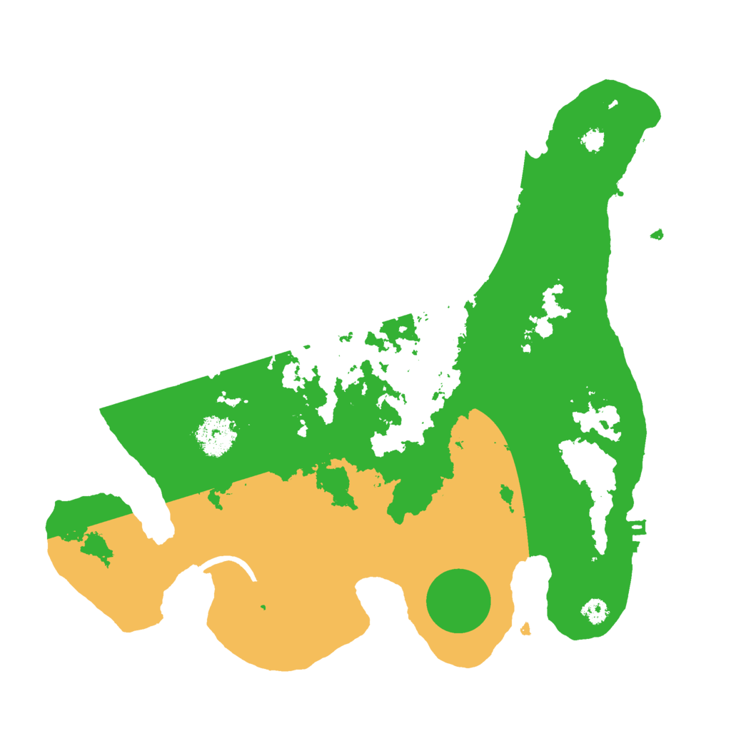 Biome Rust Map: Procedural Map, Size: 3000, Seed: 6274952