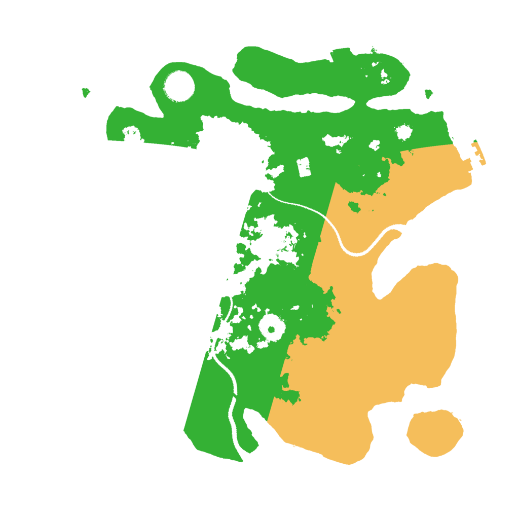 Biome Rust Map: Procedural Map, Size: 3000, Seed: 527170025