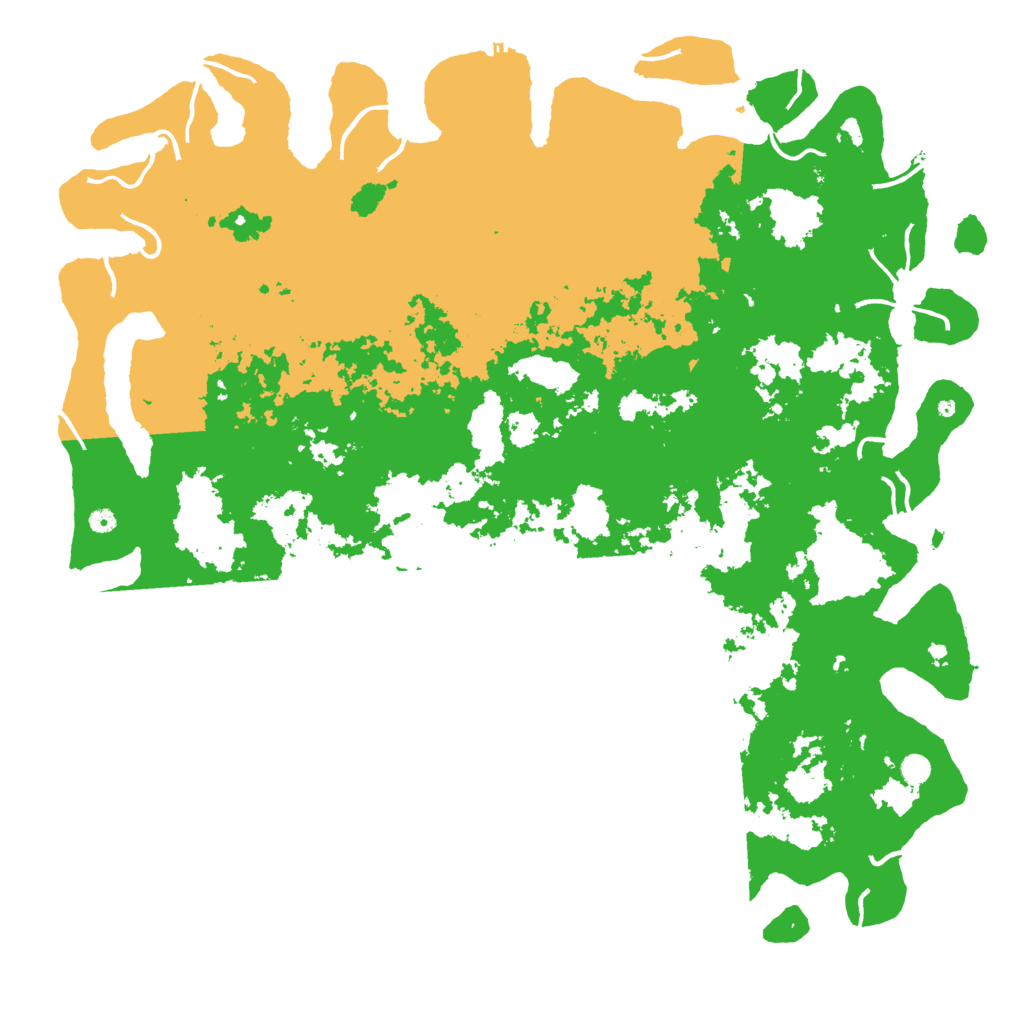 Biome Rust Map: Procedural Map, Size: 6000, Seed: 1246