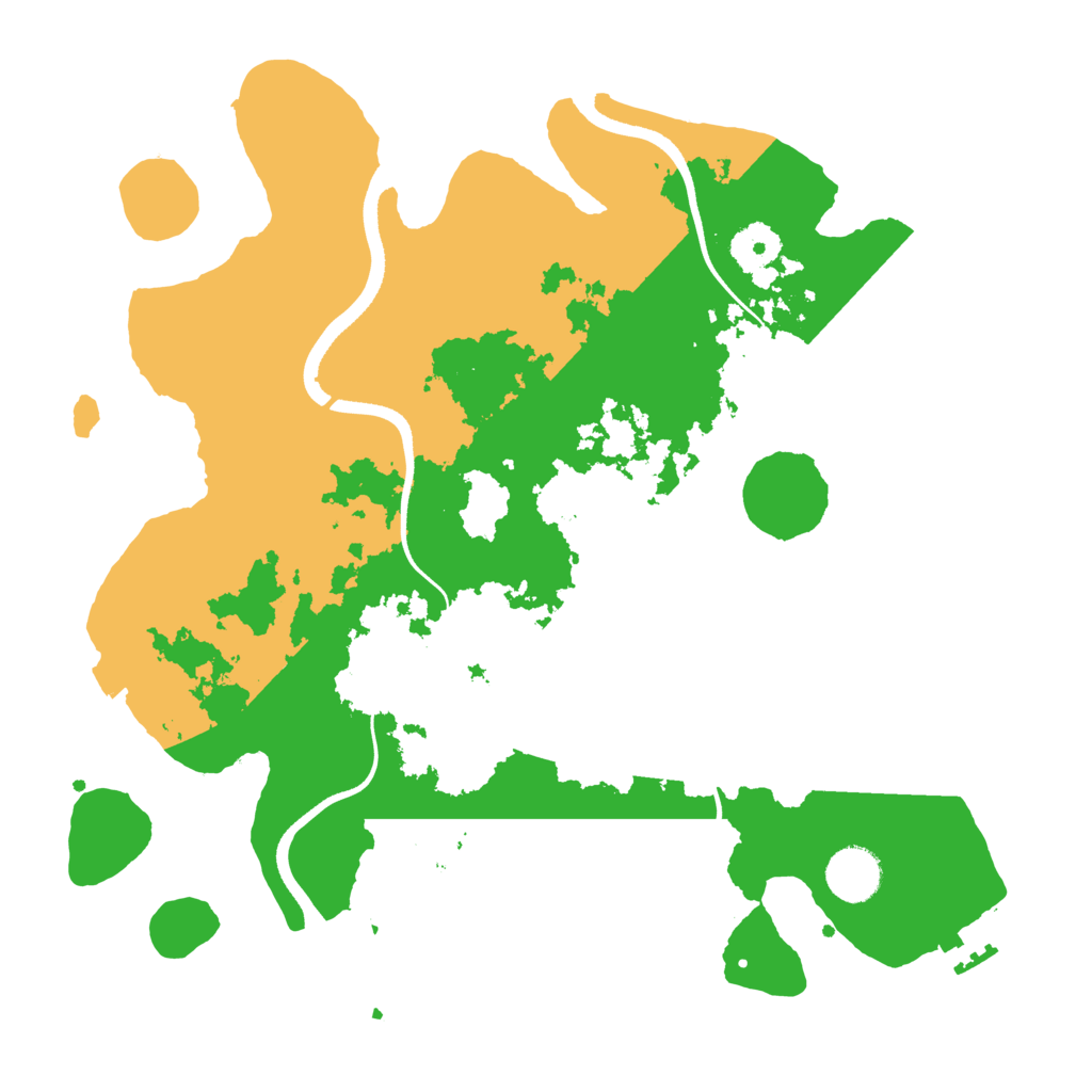 Biome Rust Map: Procedural Map, Size: 3500, Seed: 562986130