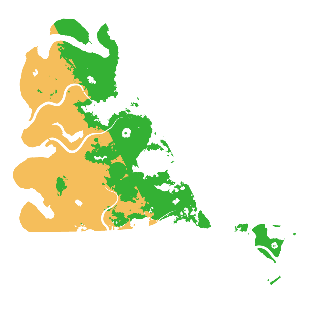 Biome Rust Map: Procedural Map, Size: 5000, Seed: 7210