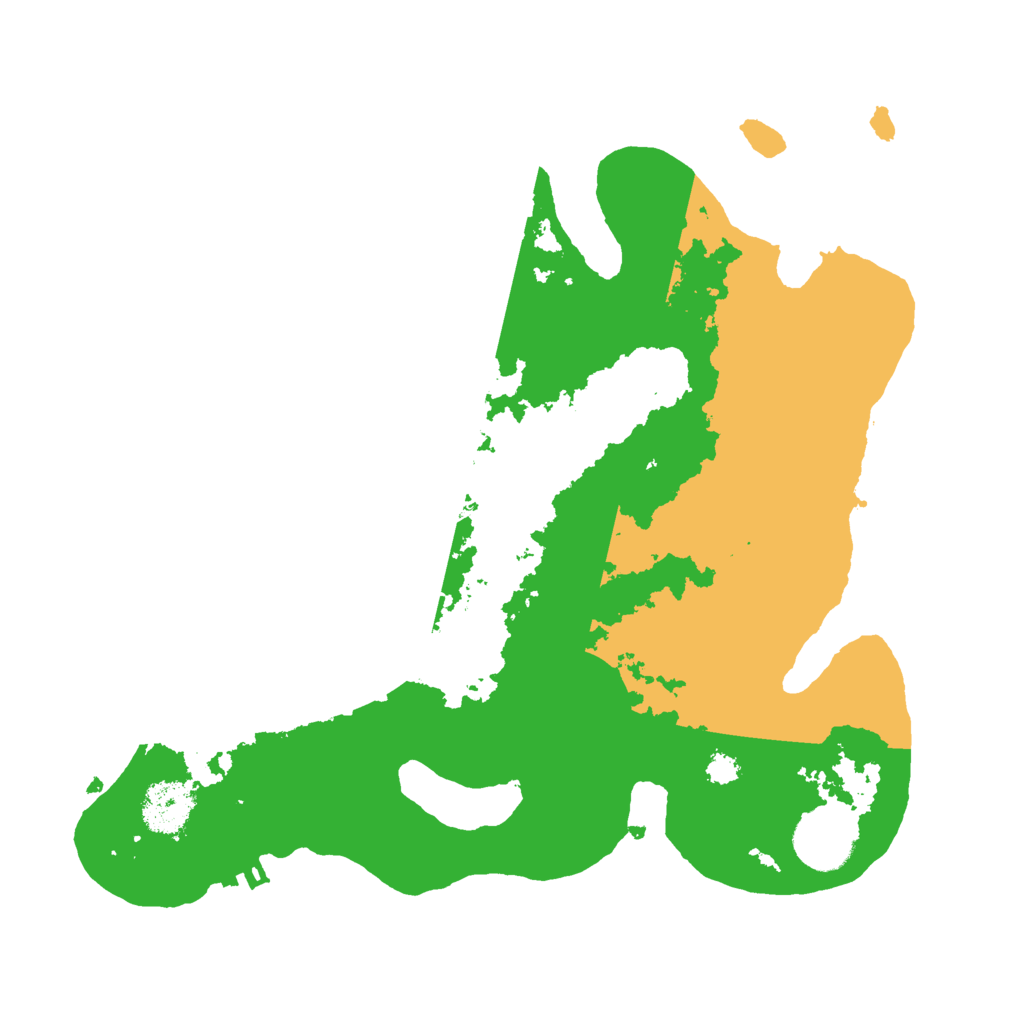 Biome Rust Map: Procedural Map, Size: 3000, Seed: 666839137