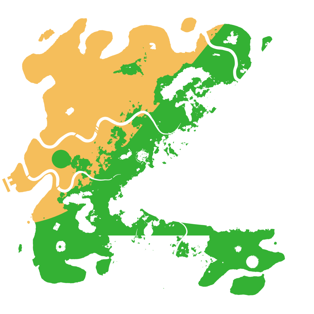 Biome Rust Map: Procedural Map, Size: 4500, Seed: 5695