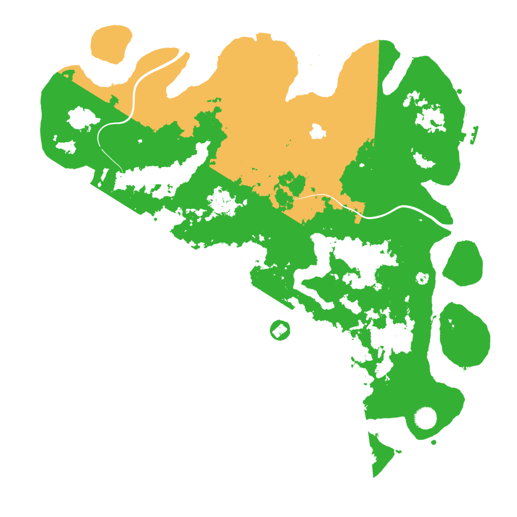 Biome Rust Map: Procedural Map, Size: 4100, Seed: 201509224