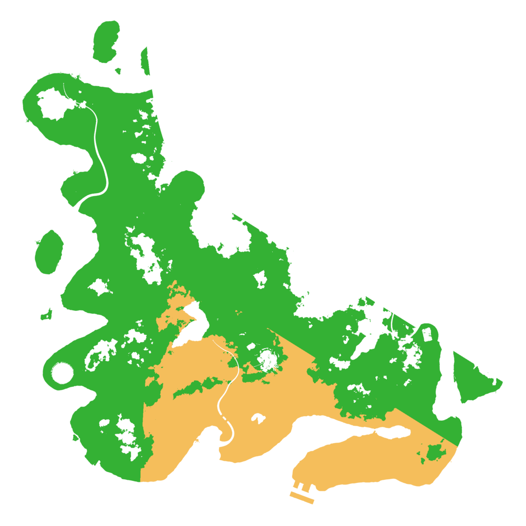 Biome Rust Map: Procedural Map, Size: 4300, Seed: 2142442030