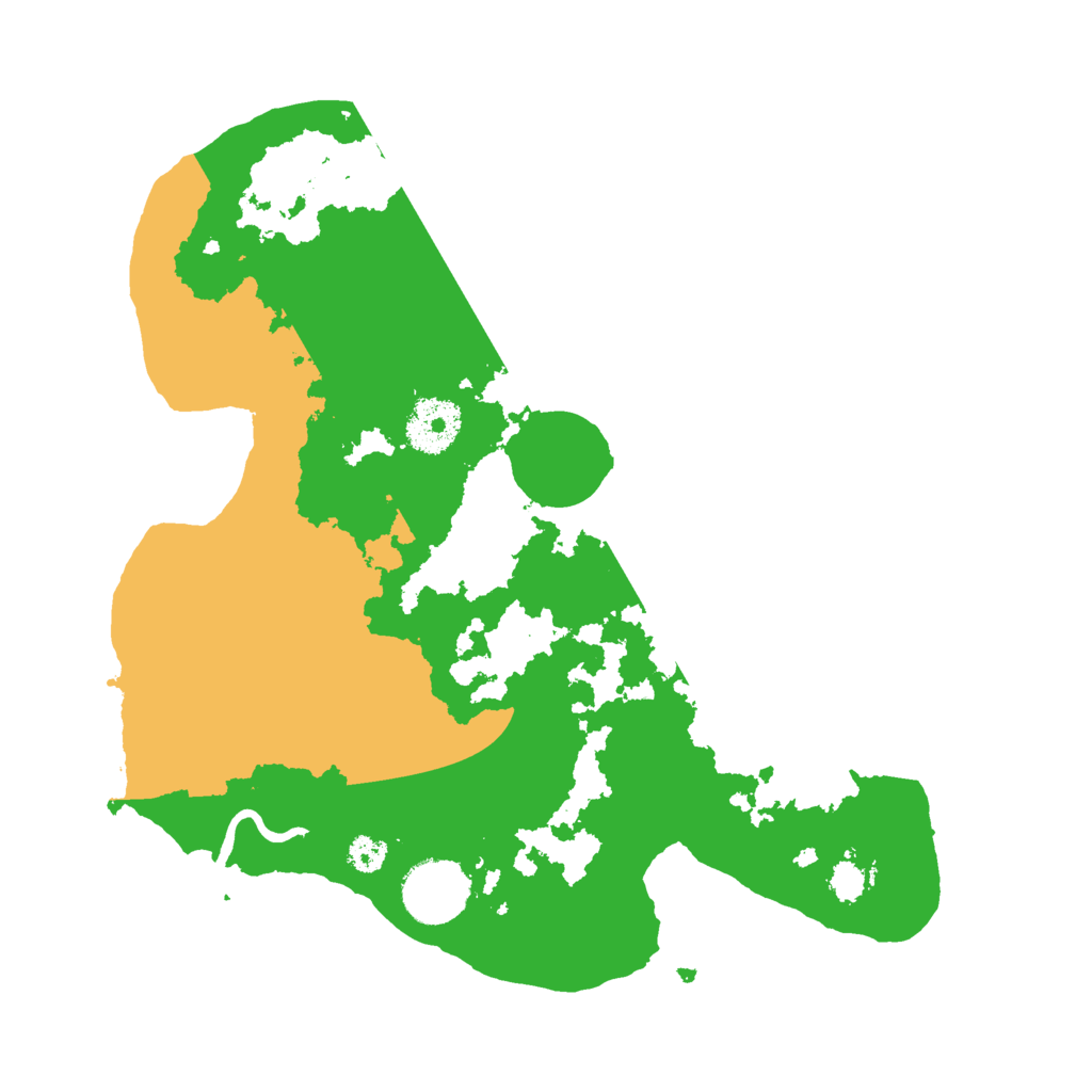 Biome Rust Map: Procedural Map, Size: 3000, Seed: 77457