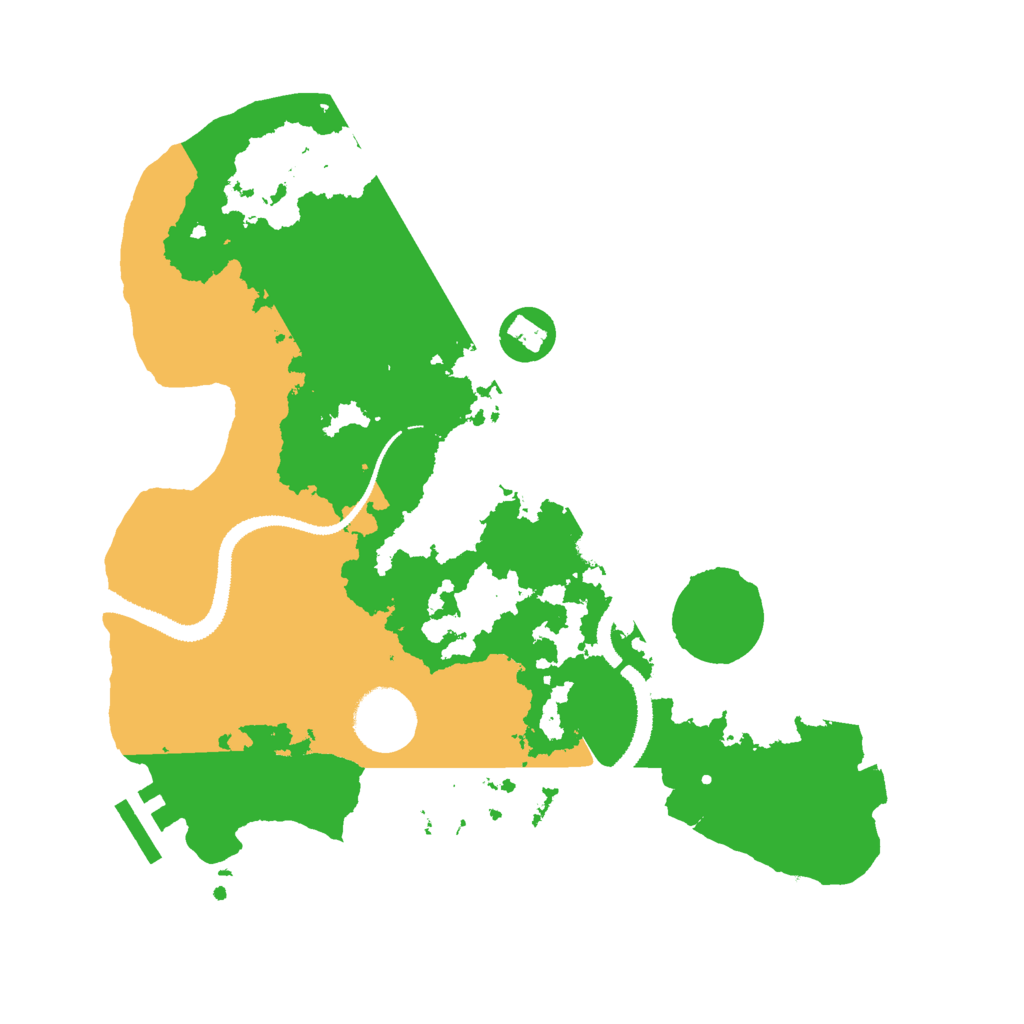 Biome Rust Map: Procedural Map, Size: 3000, Seed: 77457