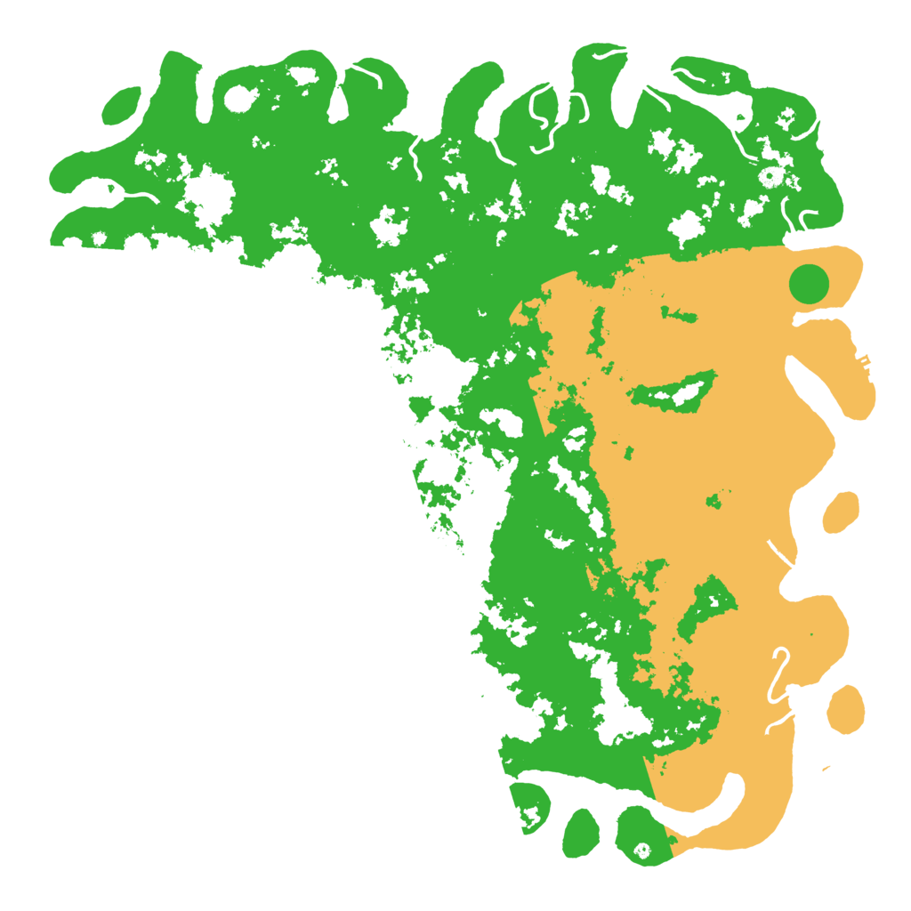 Biome Rust Map: Procedural Map, Size: 6000, Seed: 976431