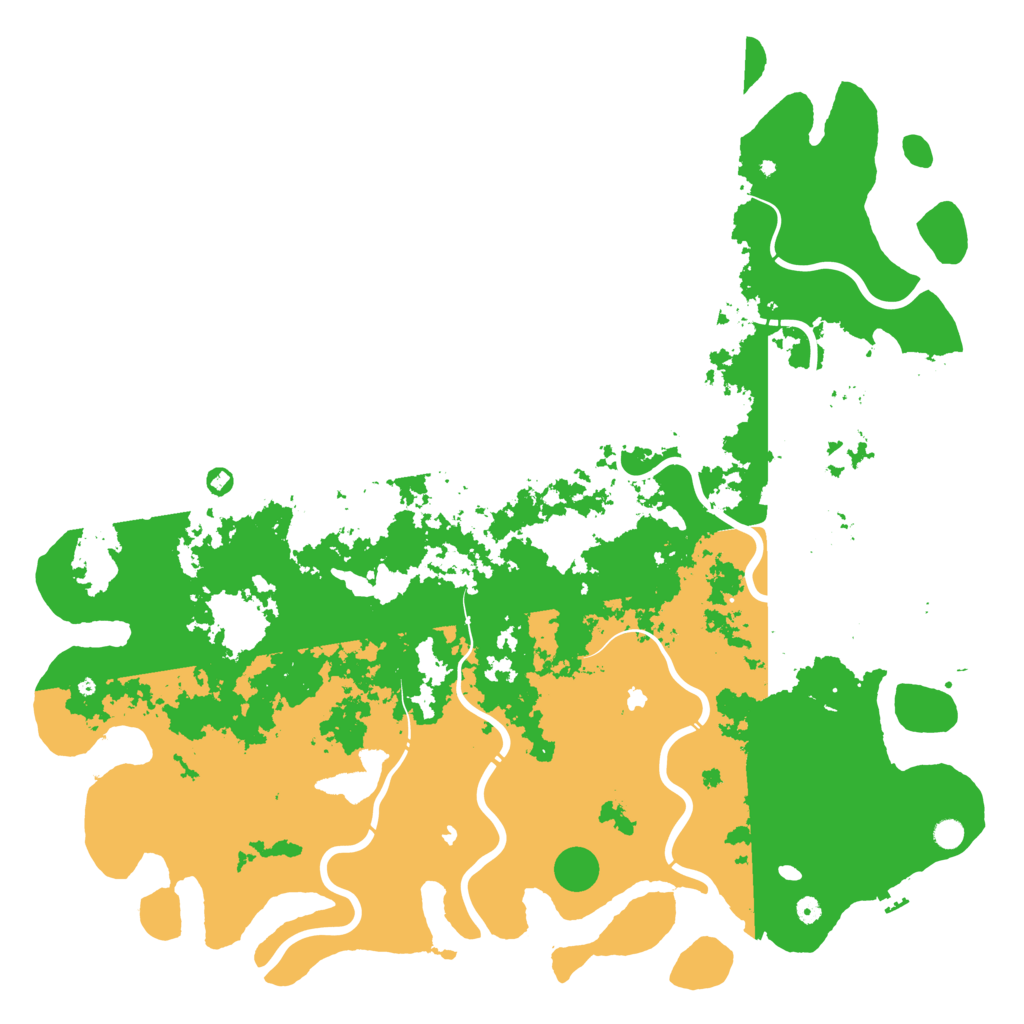 Biome Rust Map: Procedural Map, Size: 6000, Seed: 997926222