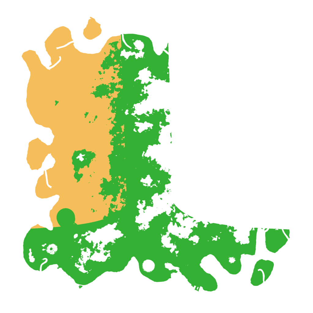 Biome Rust Map: Procedural Map, Size: 4500, Seed: 53363105