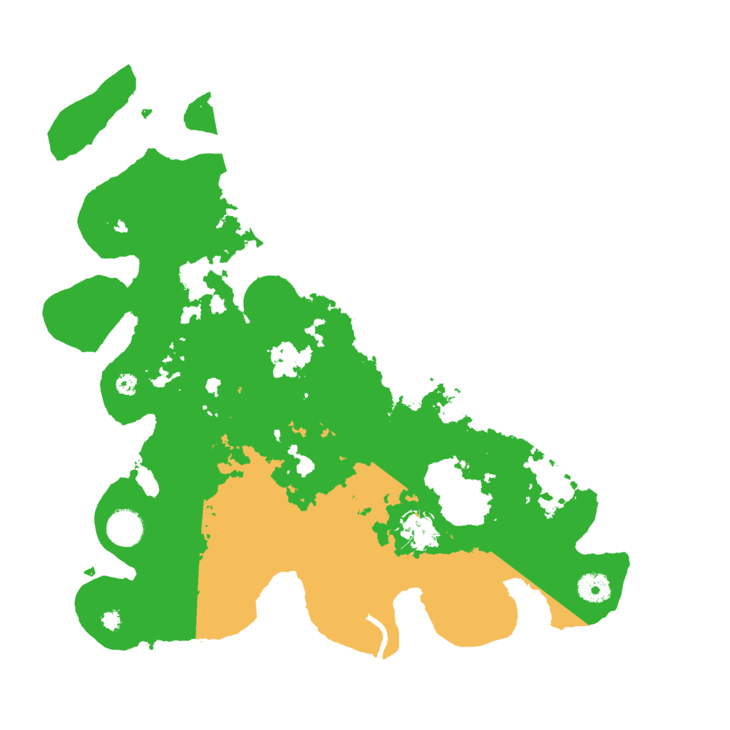 Biome Rust Map: Procedural Map, Size: 3500, Seed: 19871217