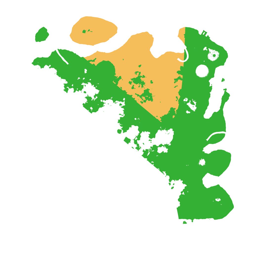 Biome Rust Map: Procedural Map, Size: 3500, Seed: 210695167