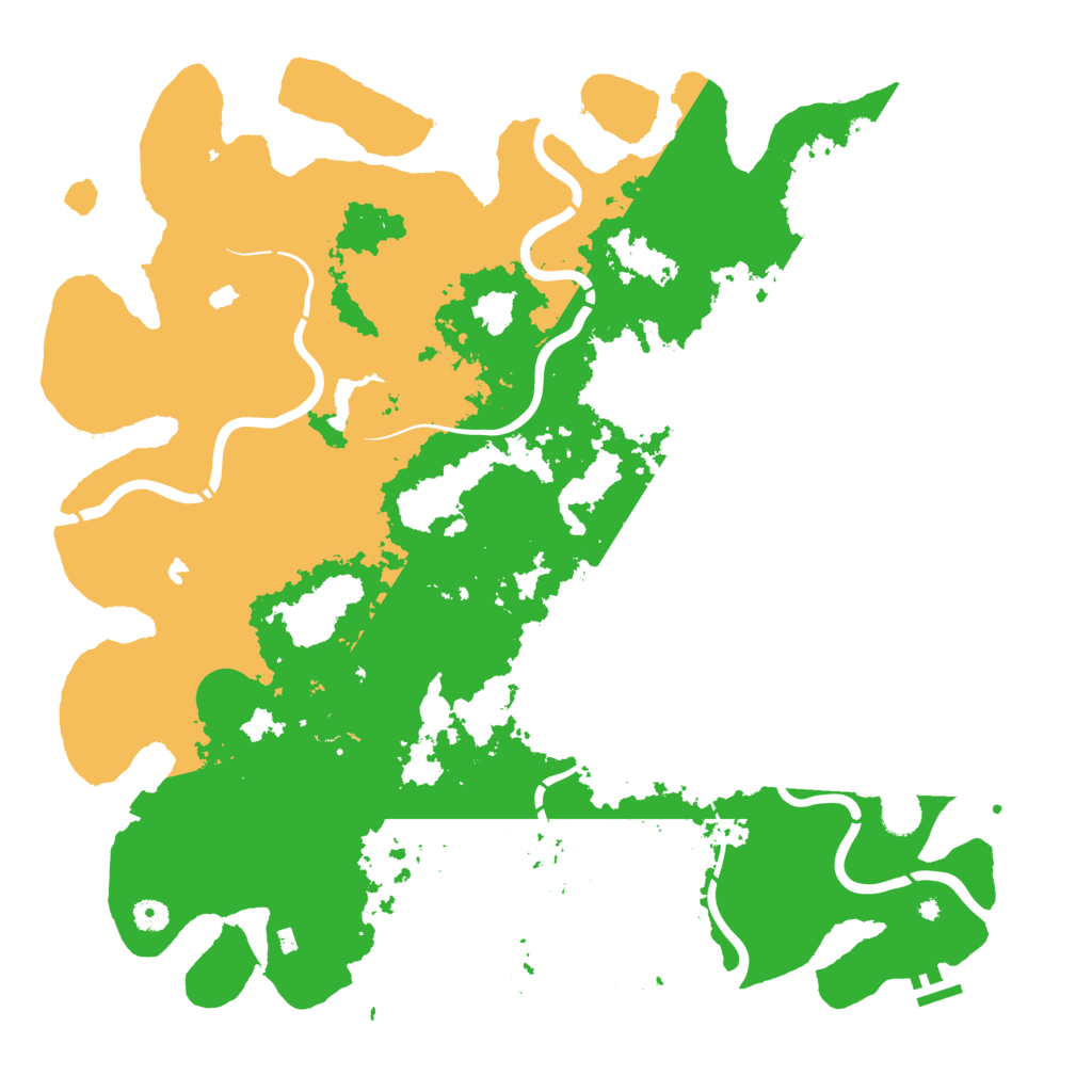 Biome Rust Map: Procedural Map, Size: 4800, Seed: 853396320