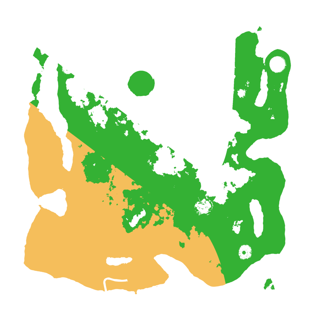 Biome Rust Map: Procedural Map, Size: 3500, Seed: 870668858