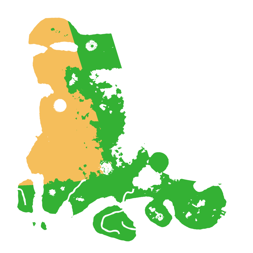 Biome Rust Map: Procedural Map, Size: 3500, Seed: 104372416