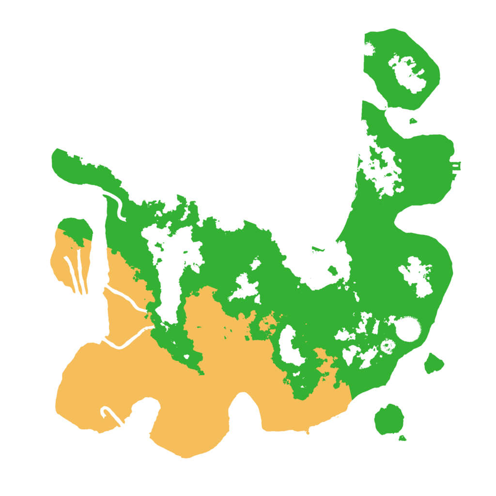 Biome Rust Map: Procedural Map, Size: 3500, Seed: 1258169975