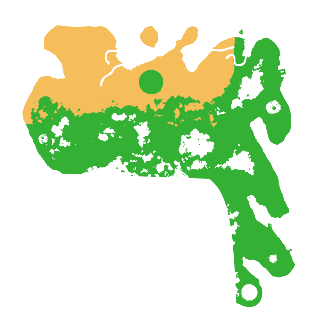 Biome Rust Map: Procedural Map, Size: 3500, Seed: 1103978369