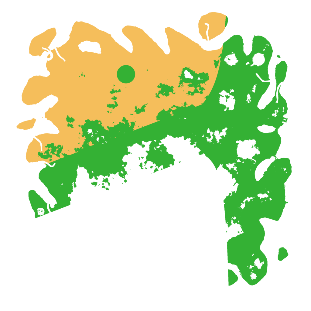 Biome Rust Map: Procedural Map, Size: 4500, Seed: 536272955