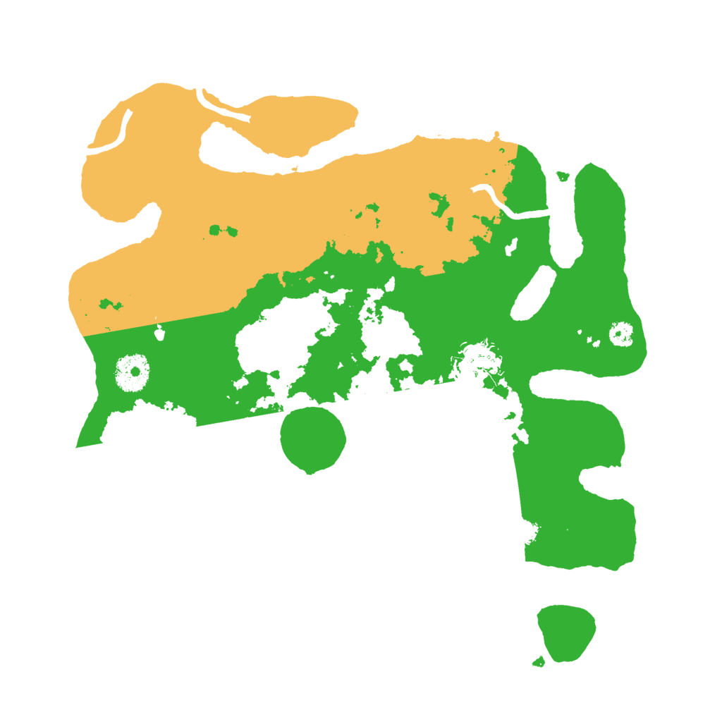 Biome Rust Map: Procedural Map, Size: 3000, Seed: 133633561