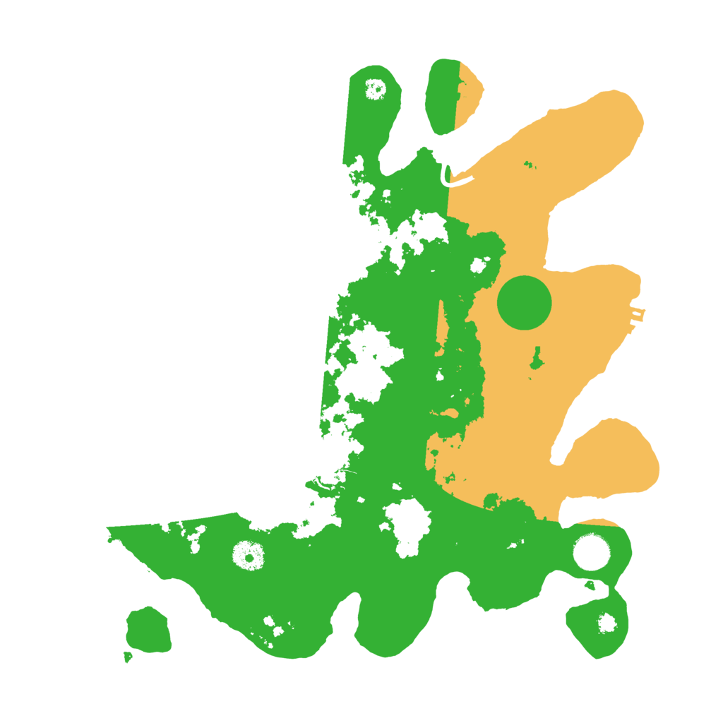 Biome Rust Map: Procedural Map, Size: 3500, Seed: 7087549