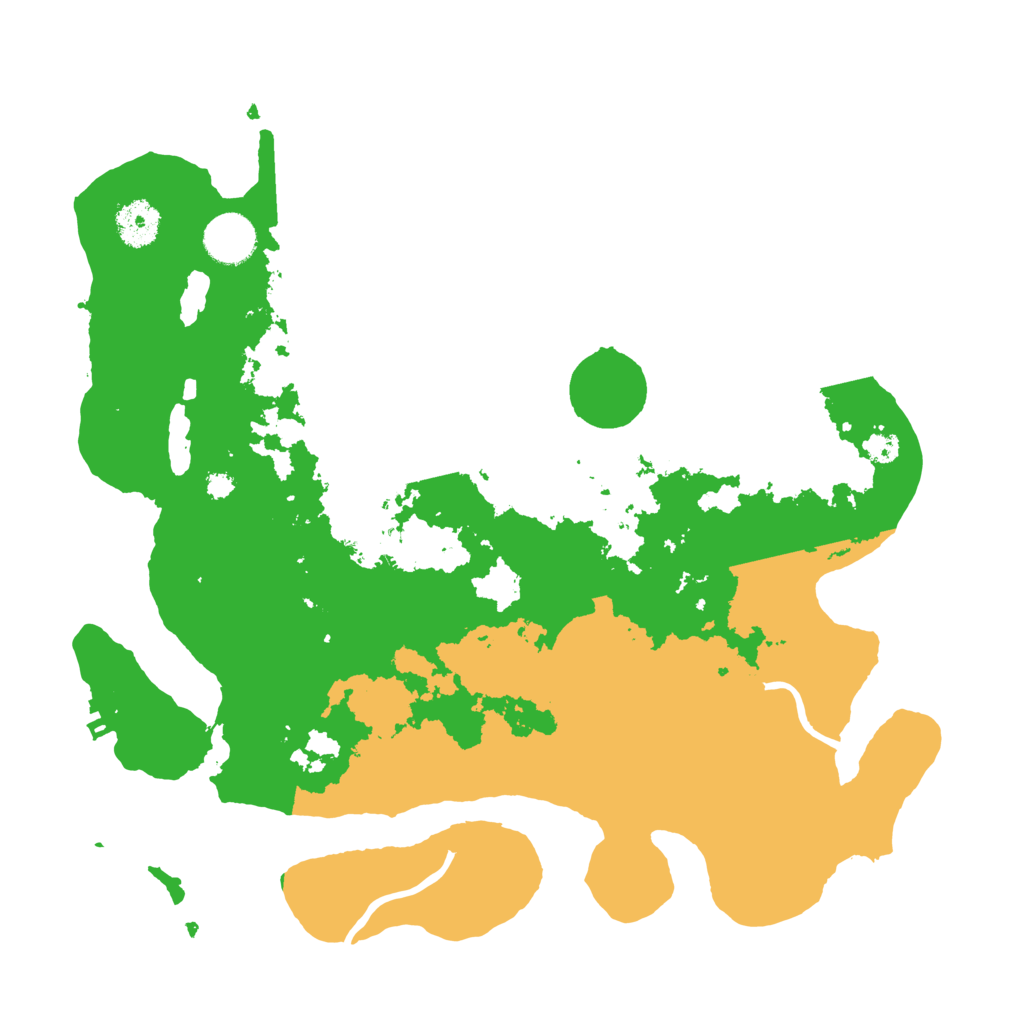 Biome Rust Map: Procedural Map, Size: 3500, Seed: 264528869