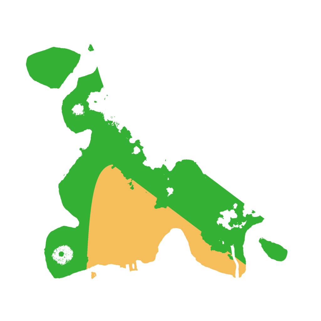 Biome Rust Map: Procedural Map, Size: 2500, Seed: 19871217