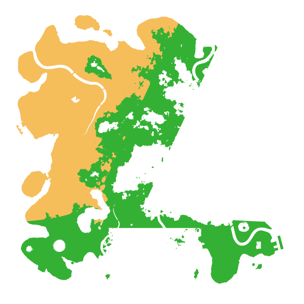 Biome Rust Map: Procedural Map, Size: 4450, Seed: 433359903