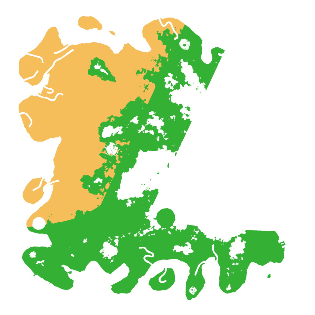 Biome Rust Map: Procedural Map, Size: 4450, Seed: 433359903