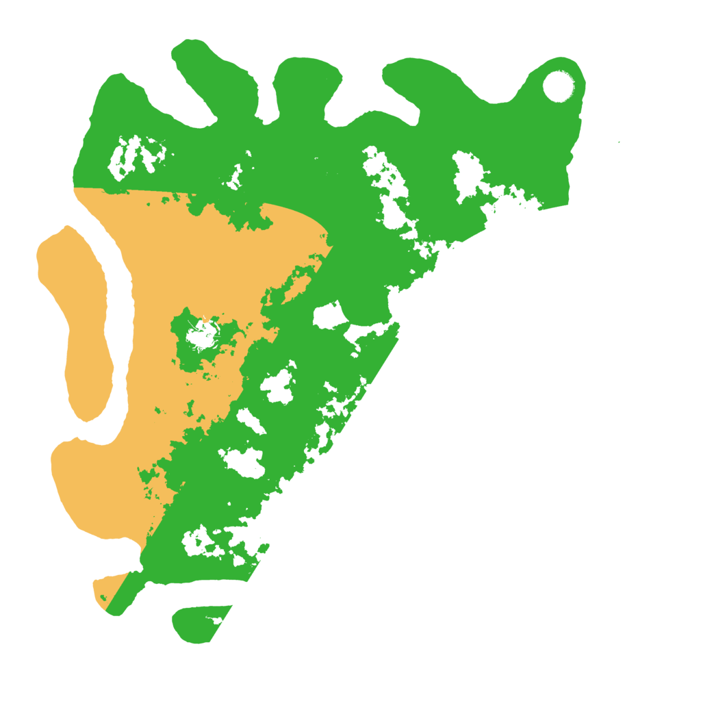 Biome Rust Map: Barren, Size: 4000, Seed: 47154049