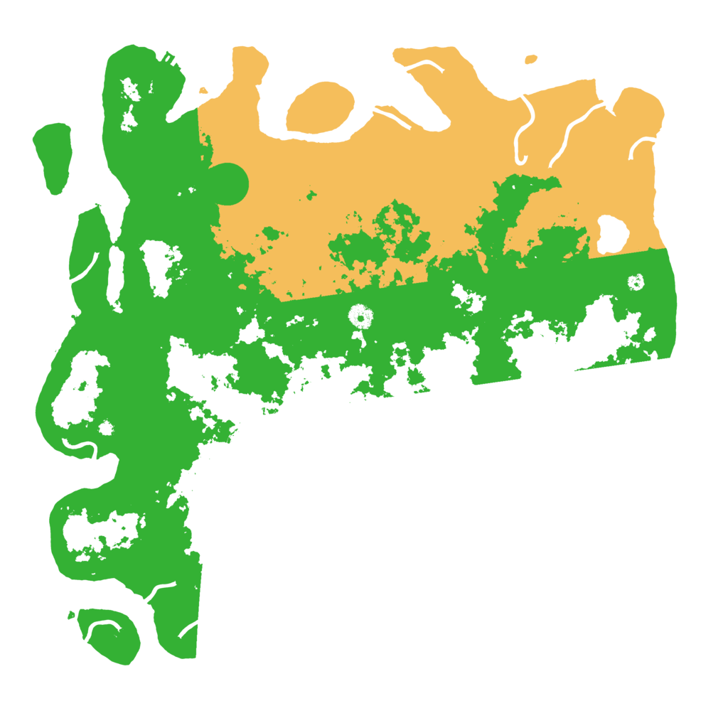 Biome Rust Map: Procedural Map, Size: 4500, Seed: 951357