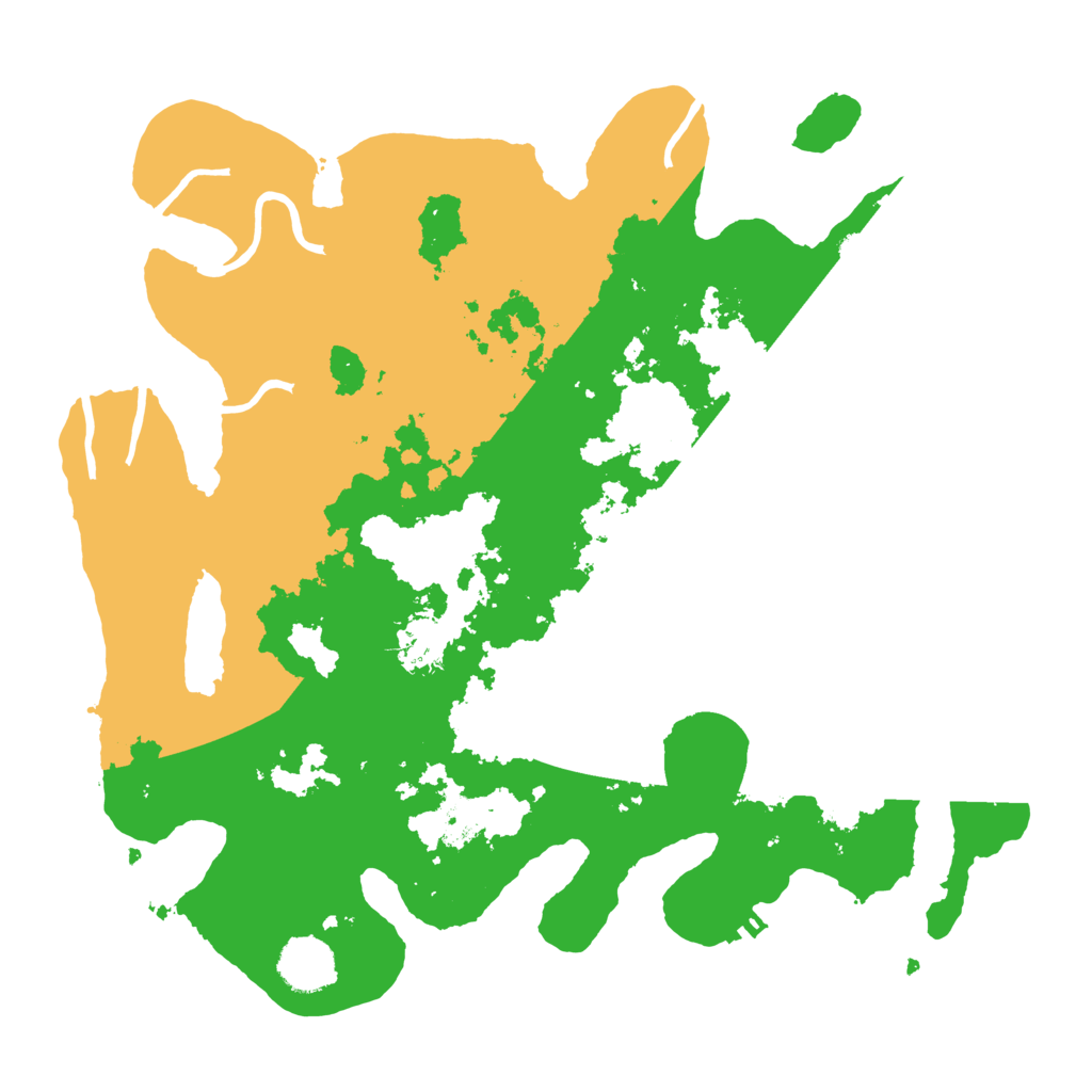 Biome Rust Map: Procedural Map, Size: 3500, Seed: 4531