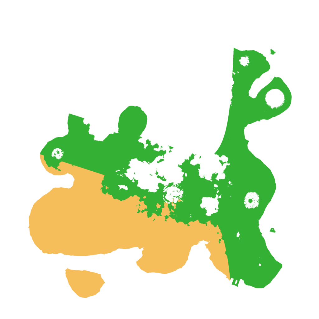 Biome Rust Map: Procedural Map, Size: 3000, Seed: 881304597