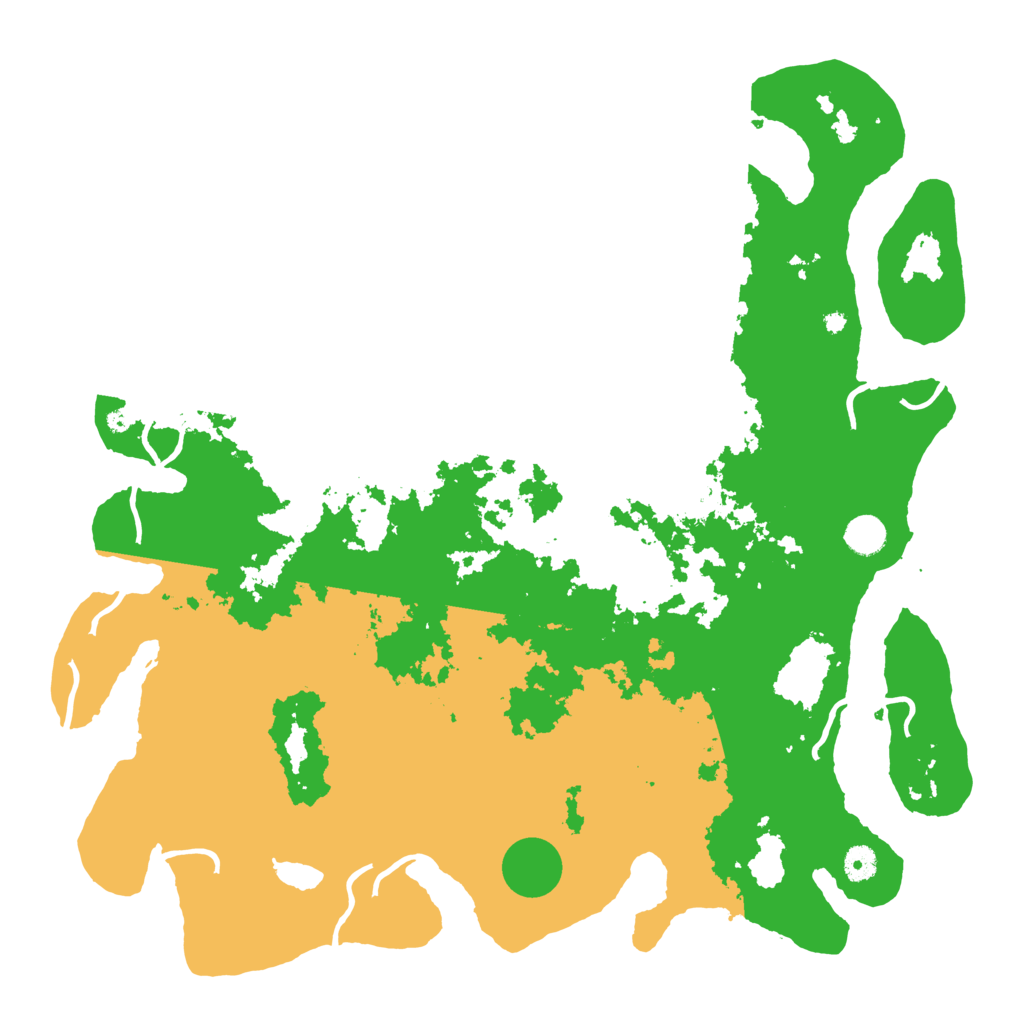 Biome Rust Map: Procedural Map, Size: 4500, Seed: 42895