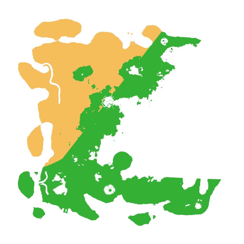 Biome Rust Map: Procedural Map, Size: 3500, Seed: 113511033