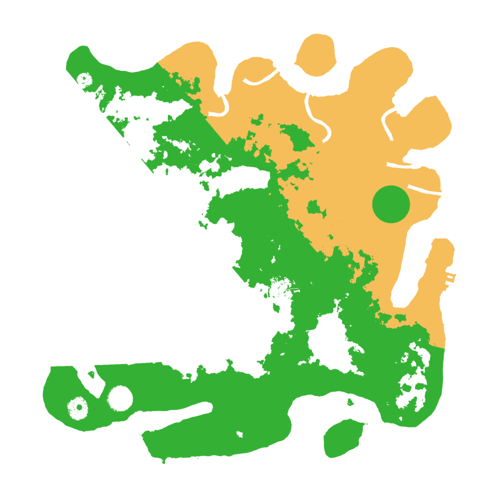 Biome Rust Map: Procedural Map, Size: 3500, Seed: 312612636