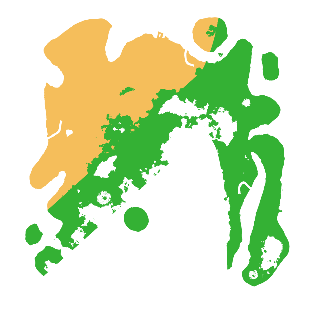 Biome Rust Map: Procedural Map, Size: 3500, Seed: 1526538832