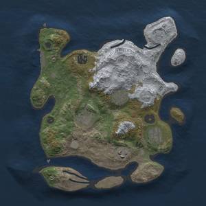 Thumbnail Rust Map: Procedural Map, Size: 3000, Seed: 811, 13 Monuments