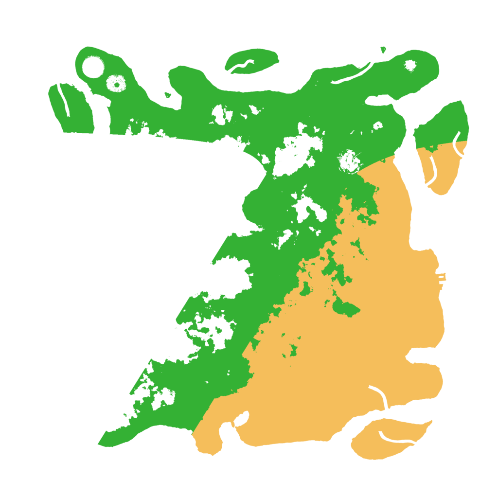 Biome Rust Map: Procedural Map, Size: 4000, Seed: 233606336