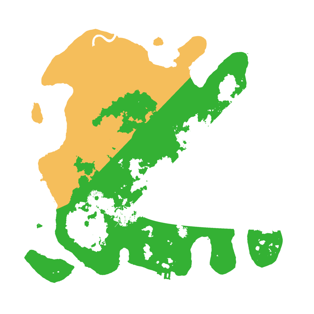 Biome Rust Map: Procedural Map, Size: 3000, Seed: 8870