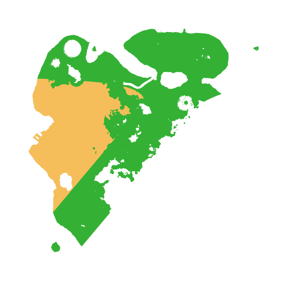 Biome Rust Map: Procedural Map, Size: 3000, Seed: 37984