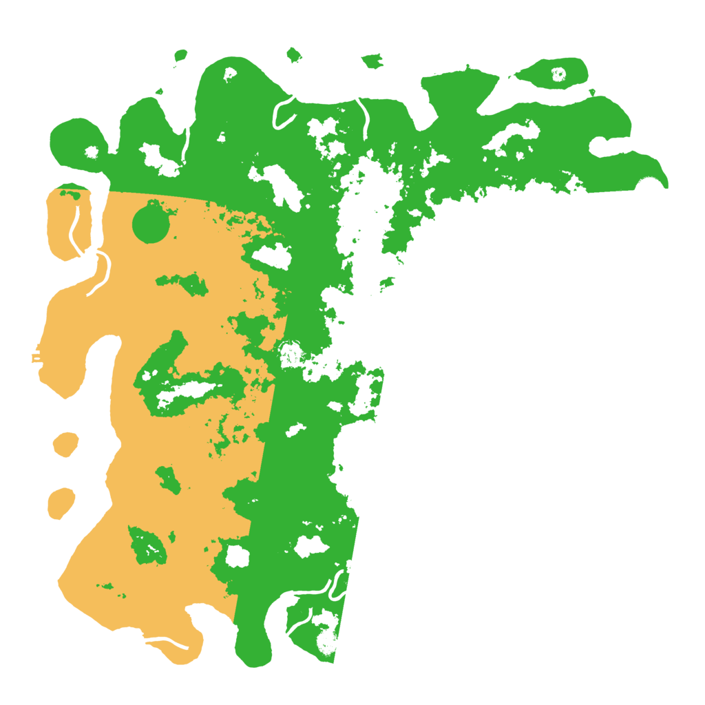 Biome Rust Map: Procedural Map, Size: 5000, Seed: 3295