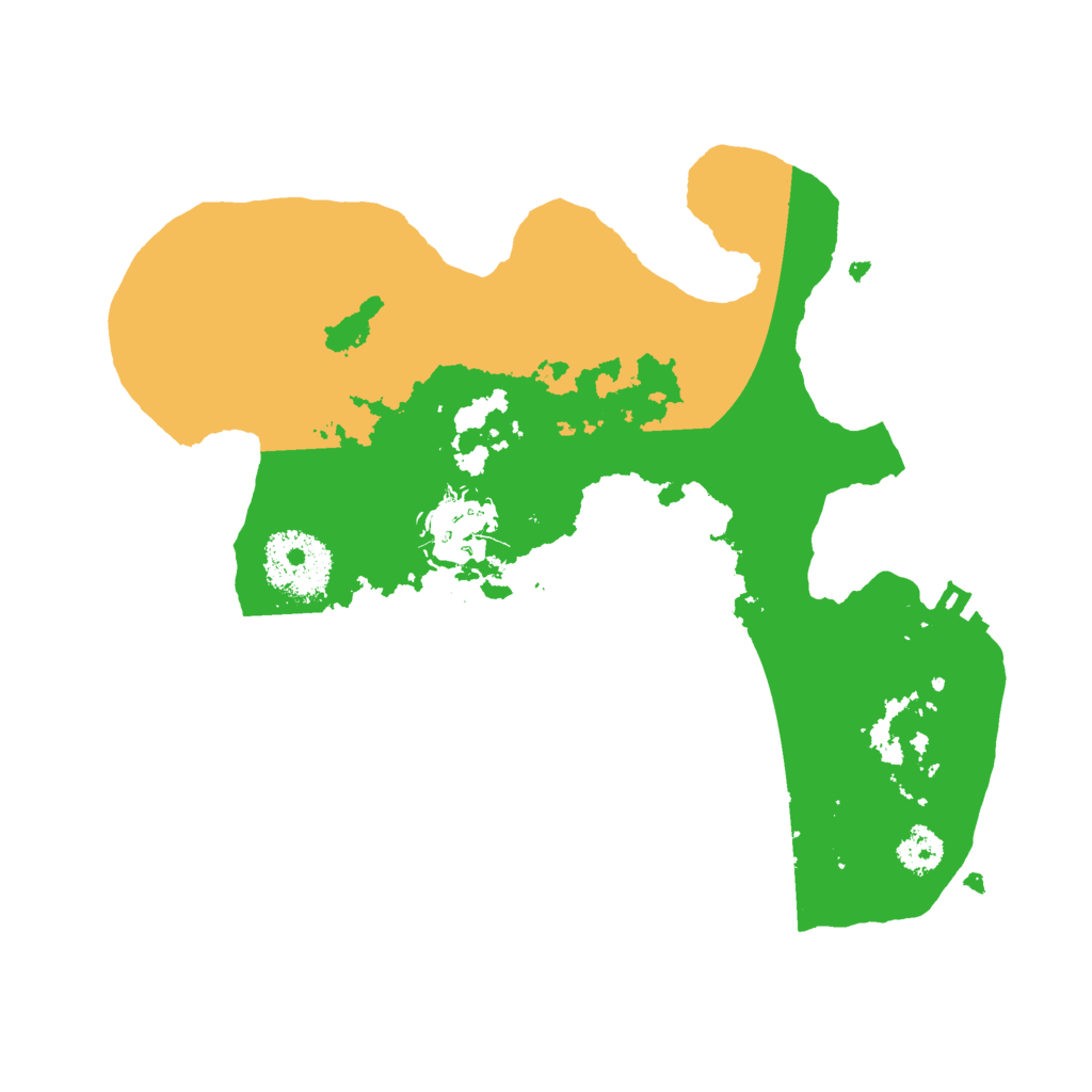Biome Rust Map: Procedural Map, Size: 2500, Seed: 234242