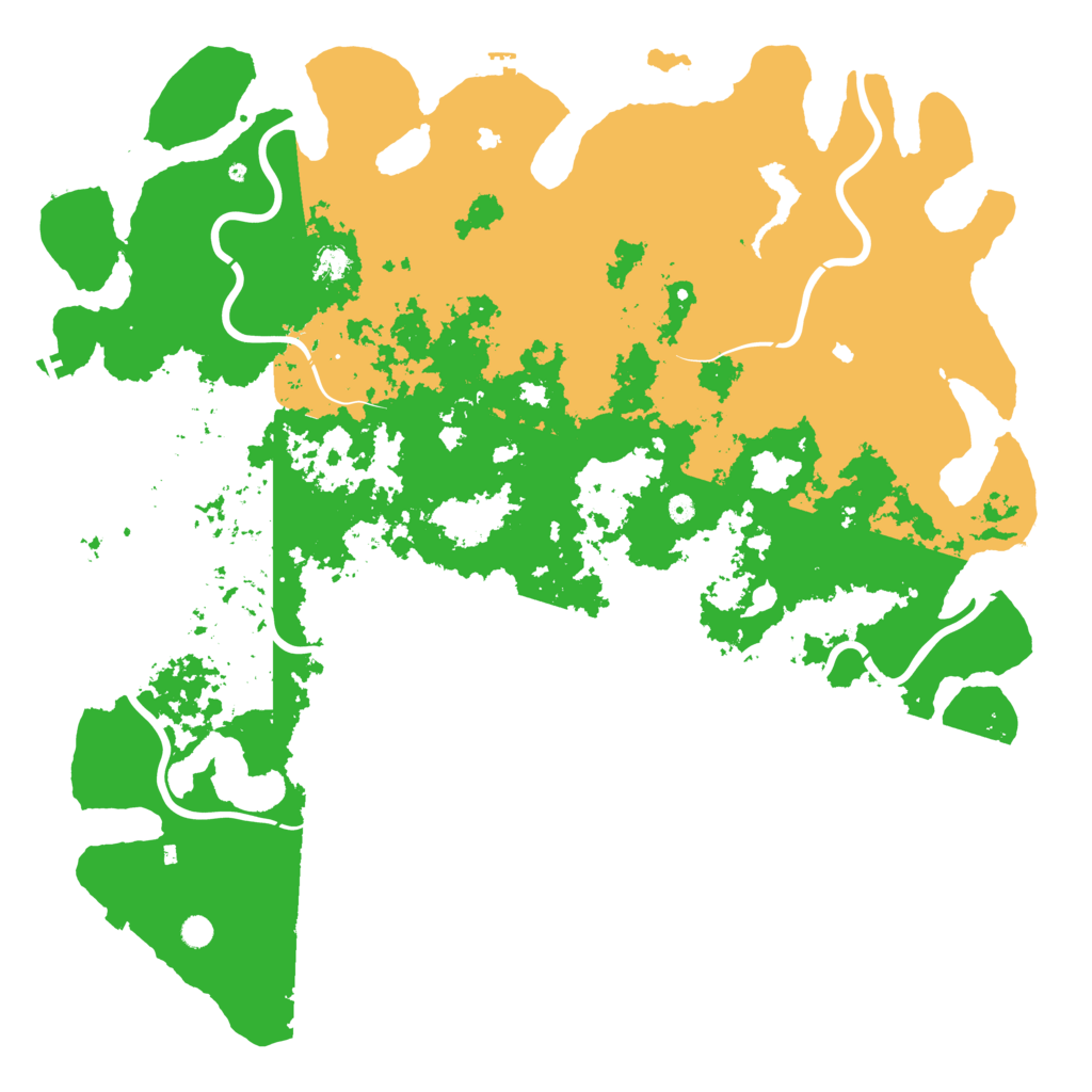 Biome Rust Map: Procedural Map, Size: 6000, Seed: 648254