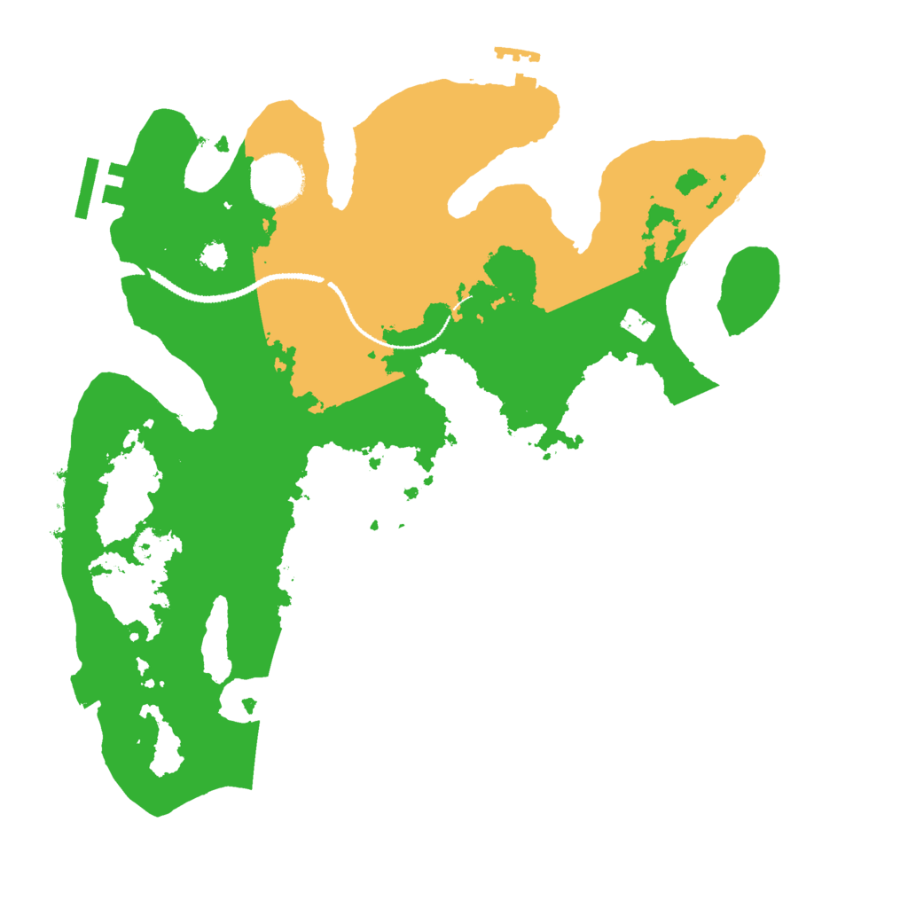 Biome Rust Map: Procedural Map, Size: 3000, Seed: 928509540