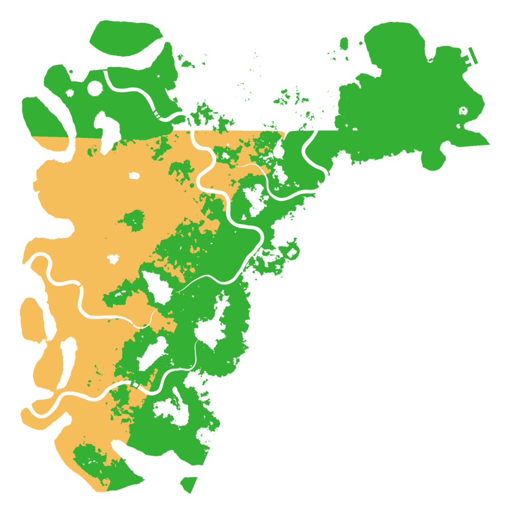 Biome Rust Map: Procedural Map, Size: 6000, Seed: 192838420