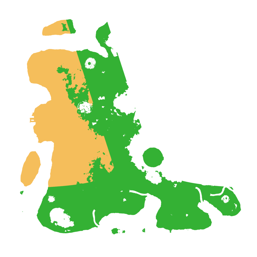 Biome Rust Map: Procedural Map, Size: 3500, Seed: 1567024282