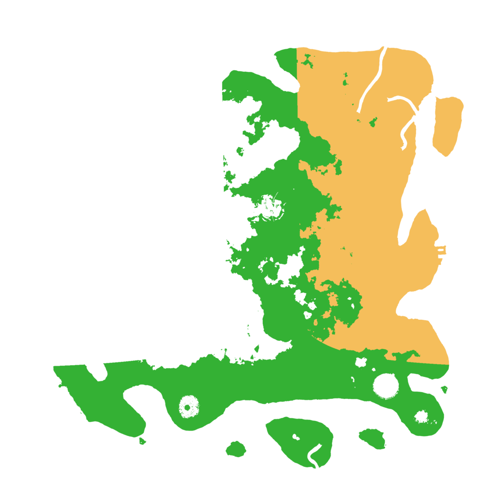 Biome Rust Map: Procedural Map, Size: 3500, Seed: 11859321