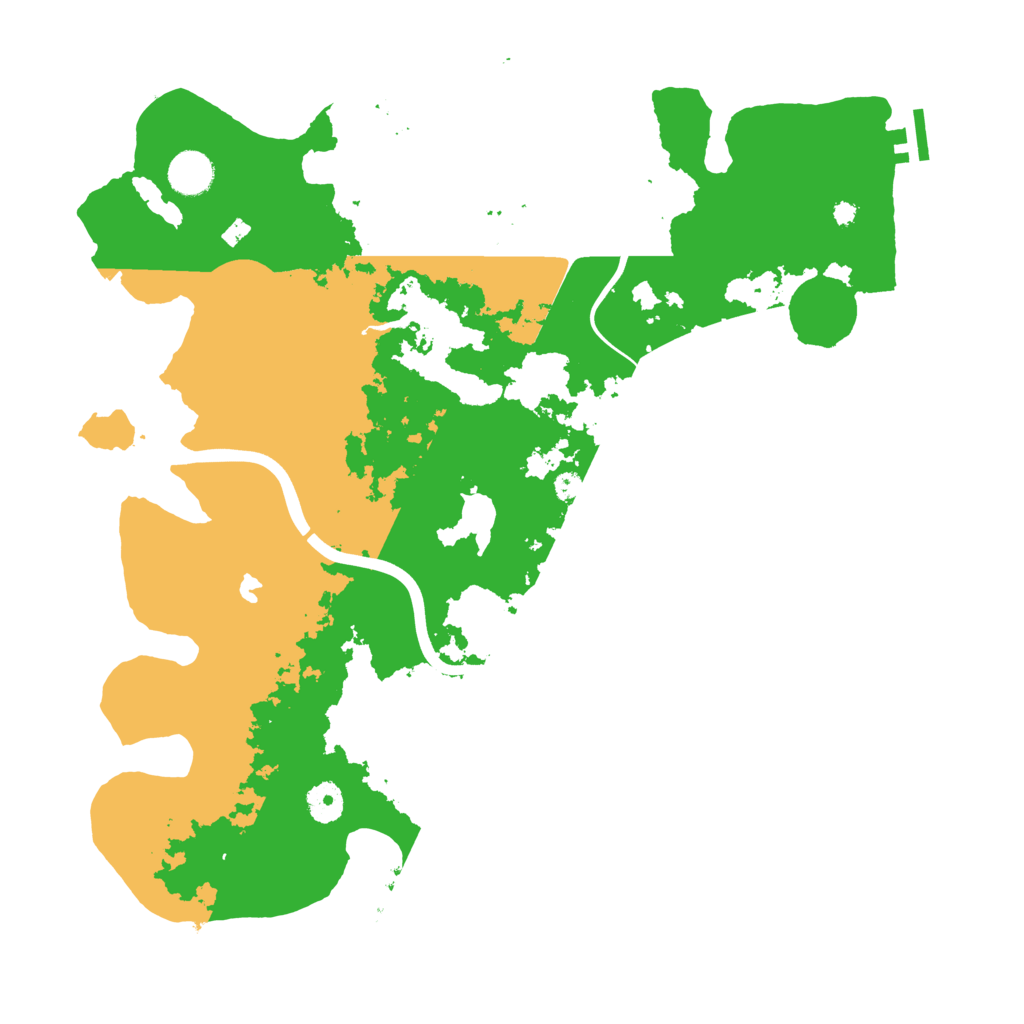 Biome Rust Map: Procedural Map, Size: 4000, Seed: 285546