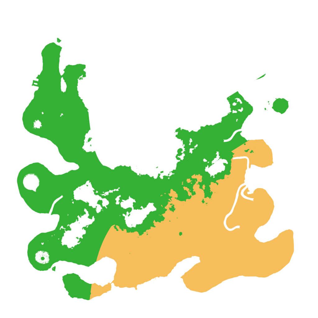 Biome Rust Map: Procedural Map, Size: 3500, Seed: 162271597