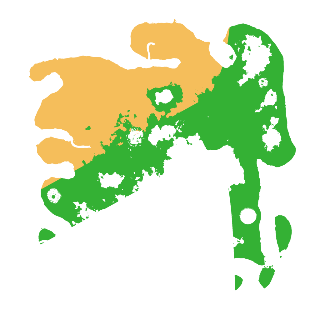 Biome Rust Map: Procedural Map, Size: 3500, Seed: 17200